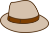 Beige Hat Clip Art