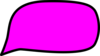 Pink Speech Bubble Clip Art
