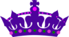 Purple Queens Crown Clip Art