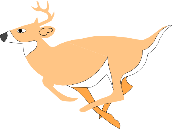 Leaping Deer Cartoon Clip Art at  - vector clip art online,  royalty free & public domain