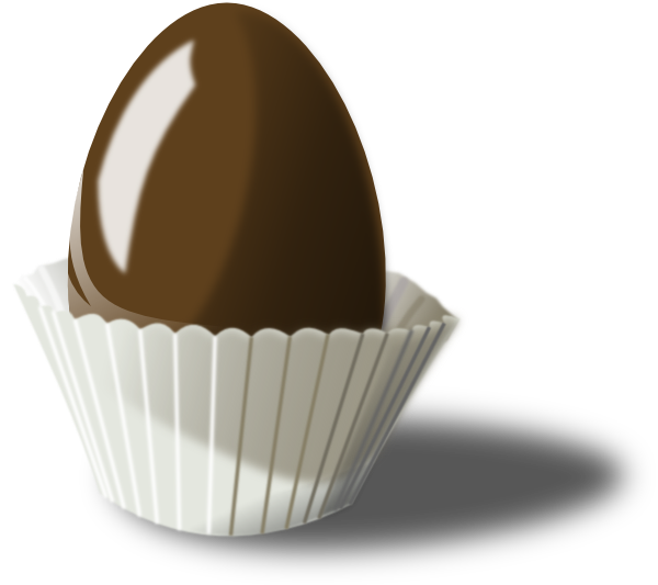 Chocolate Easter Egg Clip Art at  - vector clip art