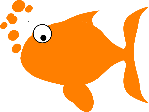 Orange Fish Clip Art at  - vector clip art online