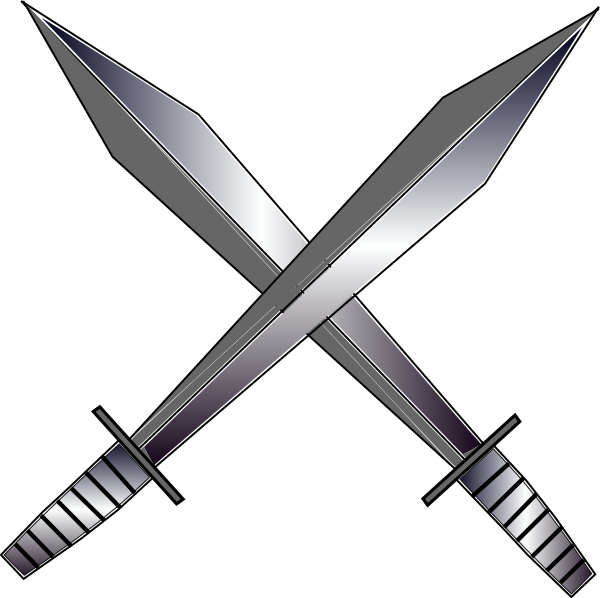 medieval sword clipart black and white cross