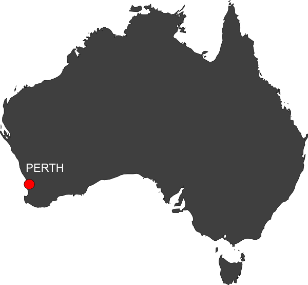 Australia Perth Location Map Clip Art At Clker Com Vector Clip Art Online Royalty Free Public Domain