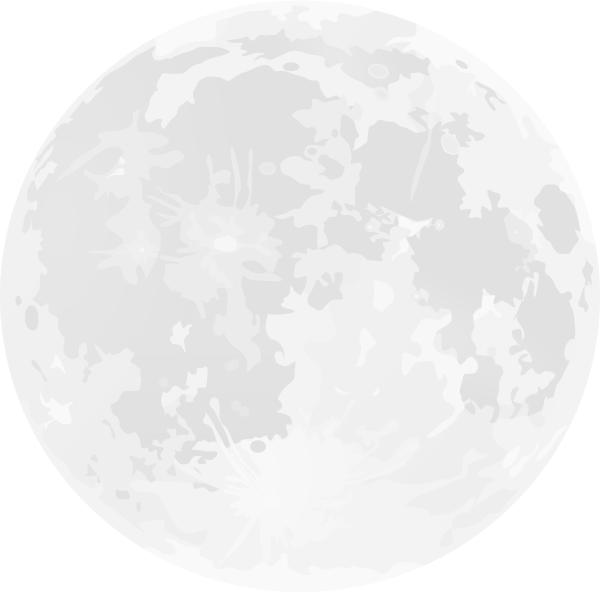 Grey Moon PNG Transparent, Grey Moon Free Illustration, Moon
