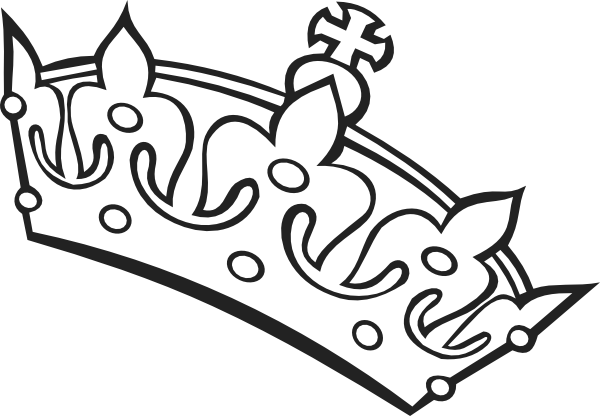 Pink Tilted Tiara Clip Art at Clker.com - vector clip art online ...