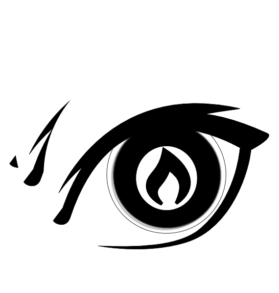 Vampire Anime Eye Clip Art at  - vector clip art online