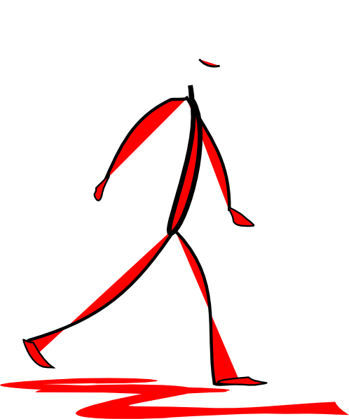Stick Man Red Clip Art at  - vector clip art online