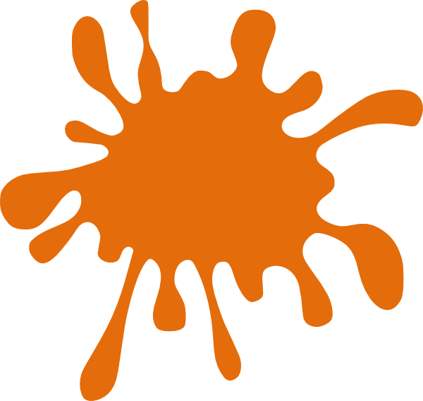 Splash Orange Clip Art at  - vector clip art online, royalty free  & public domain