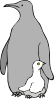 Pinguino Col Piccolo Clip Art