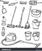 Cleaning Material Clipart Image