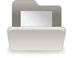 Open Folder Clip Art
