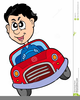 Old People Driving Clipart Image