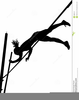 Female Pole Vaulting Clipart Image