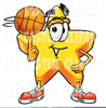 Mascot With Star Clipart Image