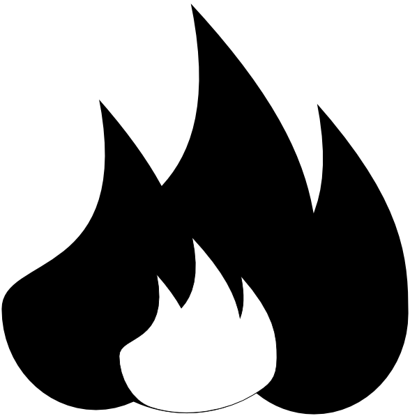 clip art fire flames symbol - photo #21