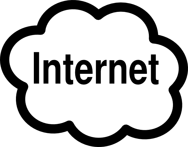 Internet Cloud Clip Art At Clker Com Vector Clip Art Online Royalty Free Public Domain