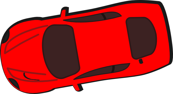 Red Car Top View 190 Clip Art At Clker Com Vector Clip Art Online Royalty Free Public Domain