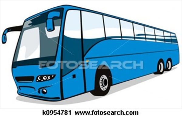 clipart blue bus - photo #49