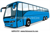 Blue Coach Bus K Image