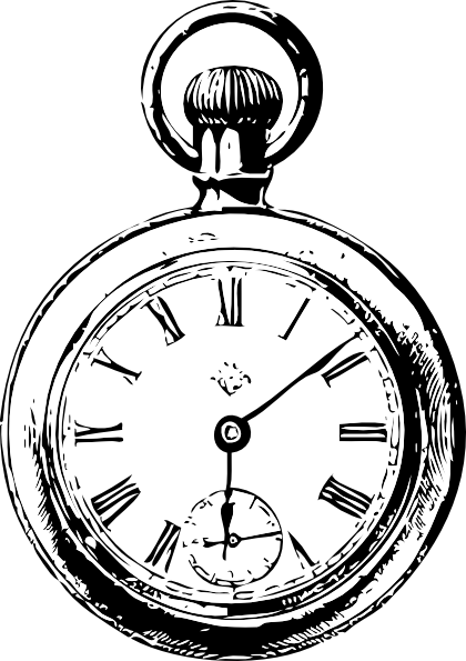 pocket watch clipart - photo #26