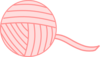 Pink Yarn Clip Art