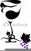 Wine And Grape Clipart Image