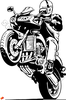 Motor Scooter Clipart Image