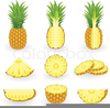 Pineapples Clipart Image