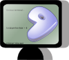 Gentoo Terminal Icon Clip Art