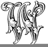 Old English Angel Clipart Image