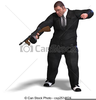 Man With Gun Clipart Image