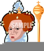 Queen Elizabeth Cartoon Clipart Image