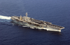 An Aerial View Of Uss Kitty Hawk (cv 63) En Route To The 5th Fleet Area Of Operations Image