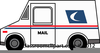Mail Truck Clipart Image