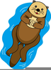 Cartoon Otter Clipart Image