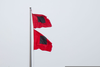 Hurricane Warning Flag Clipart Image