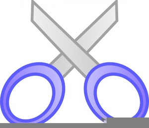 Free Clipart Scissors With Dotted Line Image