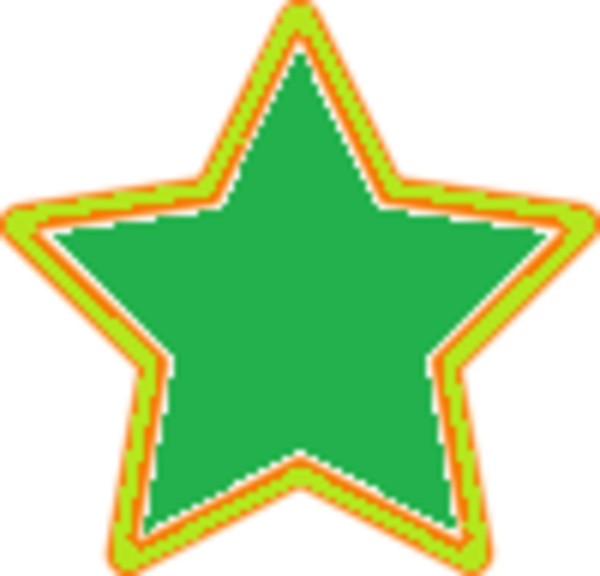 clipart green star - photo #46