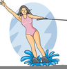 Clipart Of Water Skiing Image