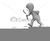 Detective Searching Clipart Image