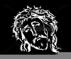 Jesus Christ Clipart Black And White Image