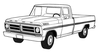 Ford Pickup Clipart Image