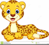 Cute Leopard Clipart Image