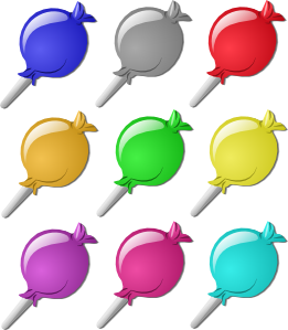 Lollipops Clip Art