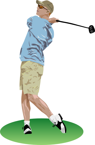 clipart man playing golf - photo #9
