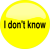 Don T Know Button Clip Art