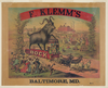 F. Klemm S Bock - Baltimore, Md. No. 1 Image