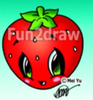 Cute Strawberry Drawing Image