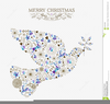Clipart Christmas Dove Image